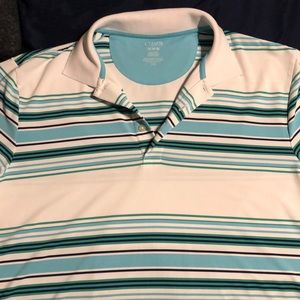 Striped Golf Polo